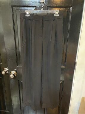 J.Crew Essential Wide Leg Pant NWT Size 8 Black